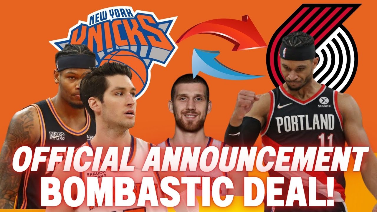 ⚠BREAKING NEWS: NEW YORK KNICKS MAKE MAJOR TRADE AHEAD OF PLAYOFFS ...