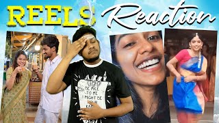 ஏய் இந்தாம்மா ! Reels and Moj Reaction🤣🤣 Tamil Instagram Reels Troll | Moj Troll | Couple Reels