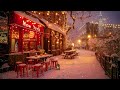 winter night coffee jazz ☕ exquisite and smooth jazz for studying working and resting ❄️