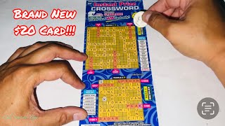 TRYING OUT BRAND NEW $20 (INSTANT PRIZE CROSSWORD) CALIFORNIA LOTTERY SCRATCHERS SCRATCH OFF