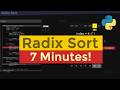 Super Easy Radix Sort in Python: Step-by-Step Visualisation