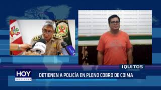 Iquitos: Detienen a agente policial en pleno cobro de coima