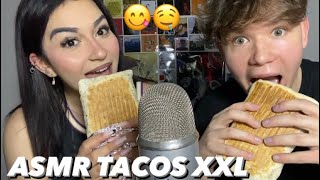 ASMR DÉGUSTATION DE TACOS XXL AVEC MA MEILLEURE AMIE (c des briques le bail)