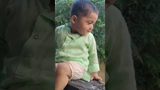 Baby on the wall 🧱 #trending #viral #prashivtomar #cute #baby