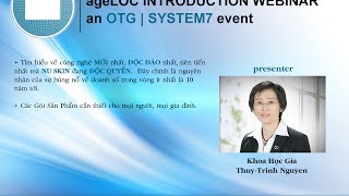 NU VIET Webinar, "ageLOC Introduction" - Wednesday, May 7, 2014