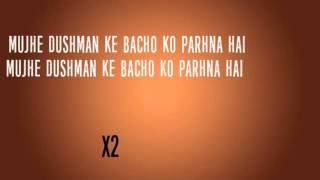 Mujhe Dushman ke Bachon ko Parhana Hai Lyrics  ISPR Song