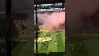 #pyro Team Lineup Borussia Dortmund 27.08.2016 #bvb #bvb09 #ultras #westfalenstadion