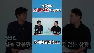 세금도 소멸시효가 있다?! - 국세채권면책제도