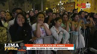 Cecilia Bracamonte en Aniversario de Lima