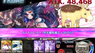 【メルスト】2019/12光レイド チェリプルモ Lv251 無特攻初期SPカンスト