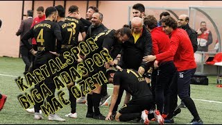 Kartalspor 2-1 Biga Adaspor Maç Özeti