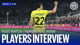 FIORENTINA - INTER 3-4 | LAUTARO AND MHIKITARYAN INTERVIEWS 🎙️⚫🔵