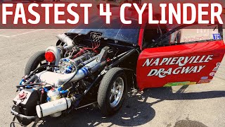 I went to Quebec's CRAZIEST dragway! Napierville Drag way 3 sec 1/8 mile pass!! Fastest 4 cylinder!!