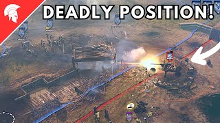 Company of Heroes 2 - DEADLY POSITION! - Wehrmacht Gameplay - 3vs3 Multiplayer - No Commentary