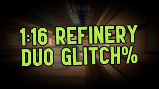 (Former WR) 1:16 Refinery Duo Glitch% Speedrun With Lumberi!!!1! || Roblox Piggy
