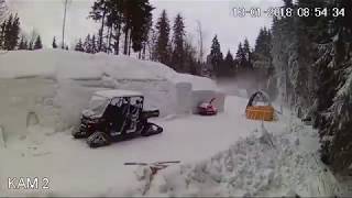 Bukovel ICE HOTEL 2018 BUILDING TIMELAPSE