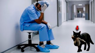 A Cat Brought a Dying Kitten to the Veterinarian  Seeing the Kitten, the Doctor Cried!