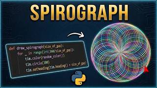 ✅ Python Draws Beautiful Spirograph Patterns | Turtle Graphics Project