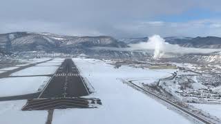 Flying the Global into Eagle, CO