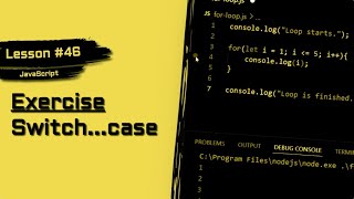 JavaScript For Beginners #46 | Practice Switch Statement