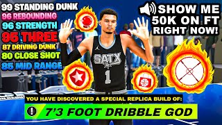 7’3 Speedboosting Dribble God WEMBY BUILDS are BACK \u0026 making randoms crashout on nba 2k25