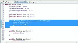 Java Programming Tutorial 44 Enumeration