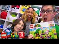 Let's Build! Lego Super Mario LIVE -=- Playing Video GAMES on SWITCH! Soda Jungle Maker Set 71434