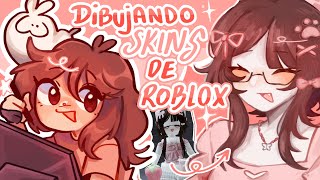 DIBUJANDO las skin de ROBLOX DE MIS SEGUIDORES!!