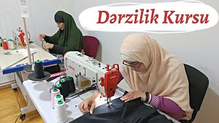 Dərzilik kursu dərs prosesindən görüntülər. Bilgi Peşə Tədris Mərkəzi