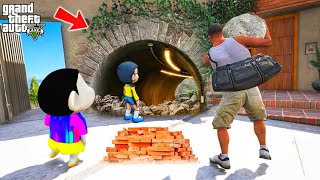 GTA V 🤯 SHIN-CHAN FRANKLIN DORAEMON NOBITA KIDNAP😳?