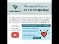 Romance Scams: An FBI Perspective