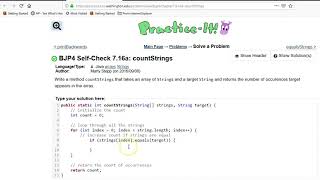 Building Java Programs Chapter 7.16a countStrings