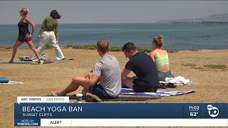 San Diego tightens regulations on beach yoga