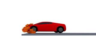 CAR CRASH/ 3D ANIMATION IN MAYA / BY USING nCLOTH