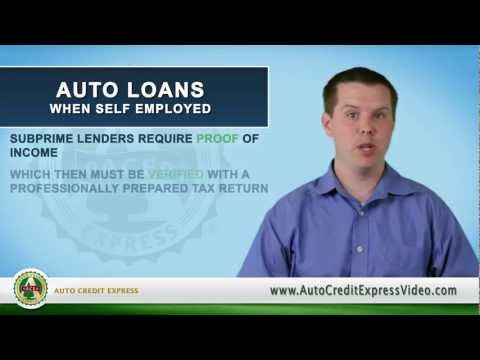 Bad Credit Auto Loans when Self Employed Bad Credit Auto Loans when Self Employed