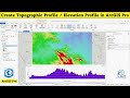 Creating Topographic Profiles / Elevation Profile with ArcGIS Pro