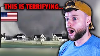 SCARED BRITISH GUY Reacts to Americas 10 Most Infamous F5 or EF5 Tornadoes *INSA