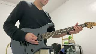 Improvisation w my guitar back track in A major & minor scales