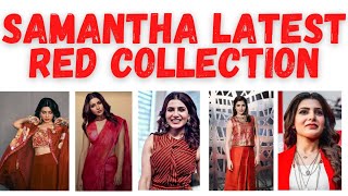 Samantha gorgeous  photoshoot || Samantha looking gorgeous in red dresses|samantha latest photoshoot