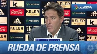 Rueda de prensa de Eduardo Berizzo tras el Real Sociedad (2-3) Celta de Vigo