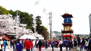 ２０２４年４月６日　犬山祭　山車の激しい方向転換02（April 6, 2024 Inuyama Festival　Intense change of direction of floats 02）