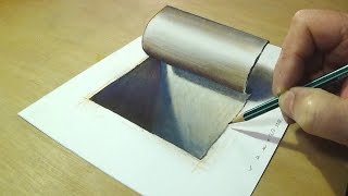 How To Create A 3d Hole Drawing Optical Illusion