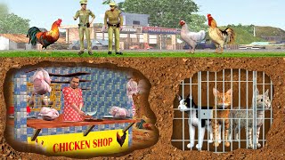 भूमिगत लालची चिकन वाला Underground Lalchi Chicken Wala Comedy Video हिंदी कहानियां Hindi Kahaniya