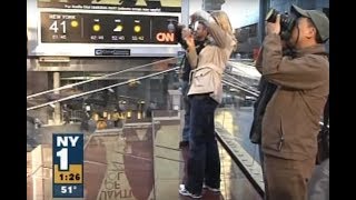 NY1: TKTS Times Square Red Steps