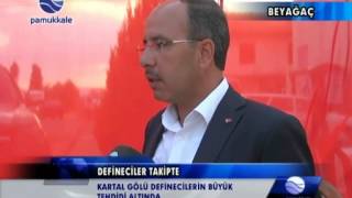 BEYAĞAÇ KARTAL GÖLÜ DEFİNECİLERİN TEHDİDİ ALTINDA