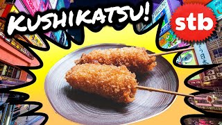 OMAKASE Kushikatsu in Osaka // JAPANESE FOOD TOUR