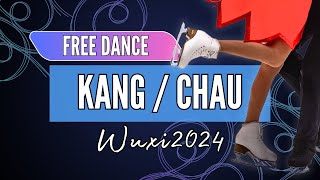 Ran KANG / Han Wan CHAU (HKG) | Junior Ice Dance Free Dance | Wuxi 2024