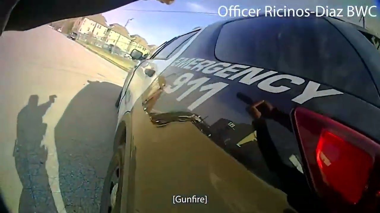 Shootout Body Cam Footage Of Three Houston Police Officers Shot In Line ...