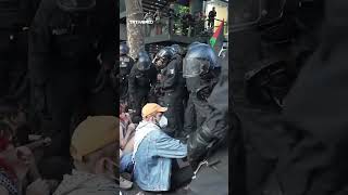 German police clampdown on Gaza protests