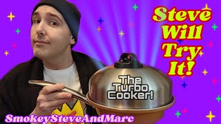 The Turbo Cooker! Test Recipes and Review! Cake on the Stove! Steve Will Try It!